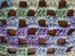 Holes and Squares Crochet Pattern
