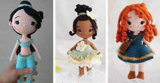 Inspiration. Crochet Disney Princesses.