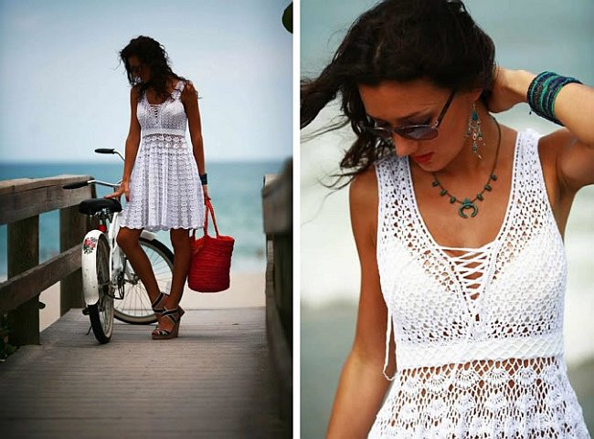 Inspiration. Crochet Summer Dresses.