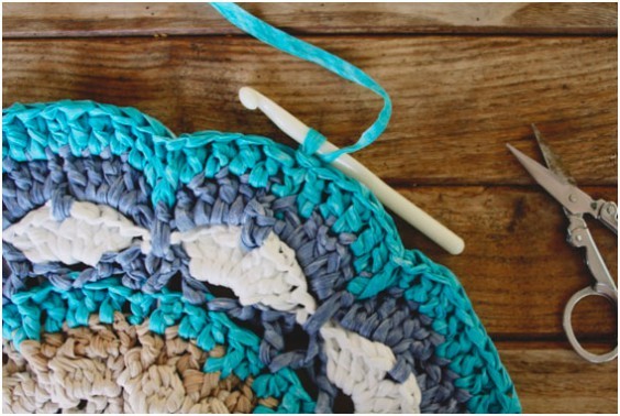 Helping our users. Crochet Mandala Rug. Helping our users. Crochet Mandala Rug.