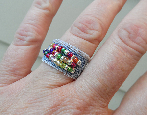 ​Colourful Beads Ring