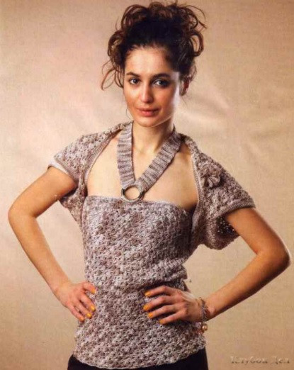 Crochet Set of Bolero and Top Crochet Set of Bolero and Top