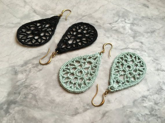 Inspiration. Crochet Earrings.