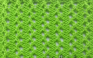 ​"Snake" Relief Knit Stitch