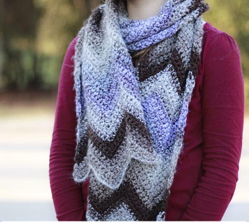 Chevron Scarf Crochet Pattern