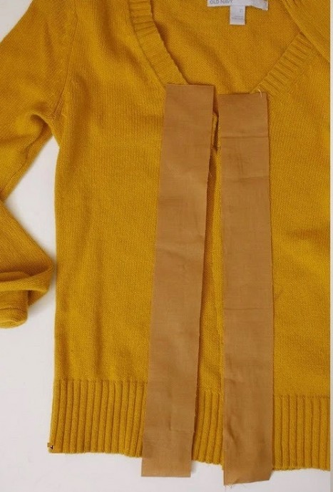 Complete Guide to Sewing an Upgraded Jumper with Fabric Stripes and Buttons Complete Guide to Sewing an Upgraded Jumper with Fabric Stripes and Buttons