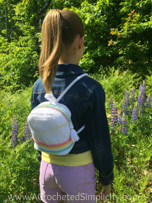 Inspiration. Crochet Backpacks.