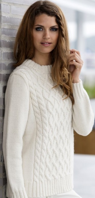​Nora White Sweater