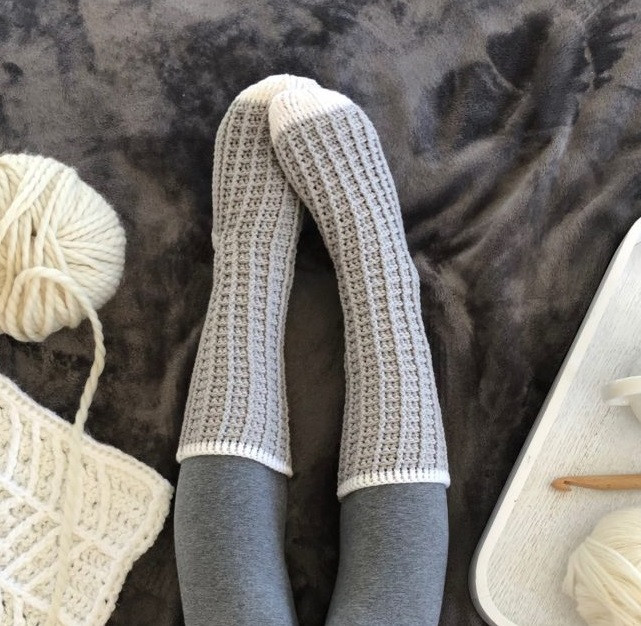 ​Crochet Long Socks