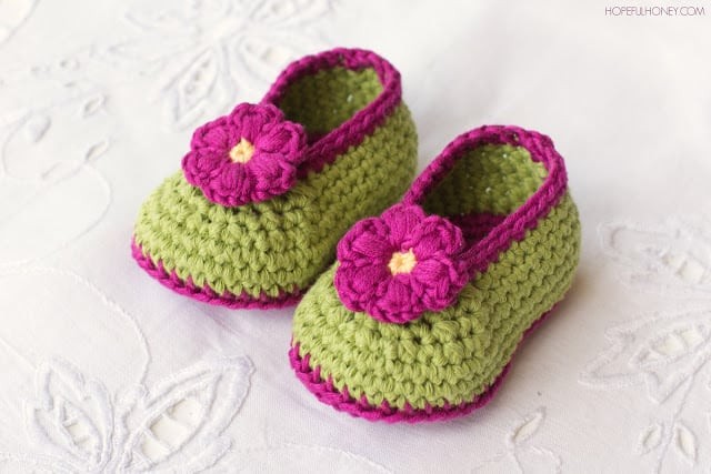 Inspiration. Crochet Baby Booties.