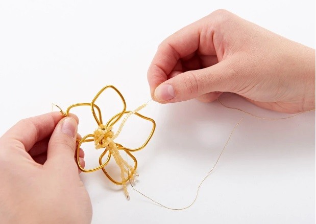 ​Wire Flowers Earrings