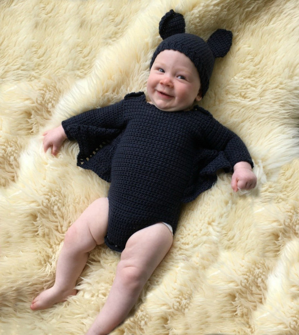 ​Crochet Baby Bat Costume