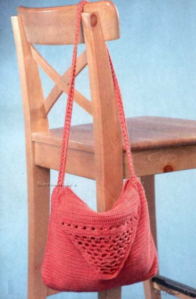 ​Crochet Terra-Cotta Bag