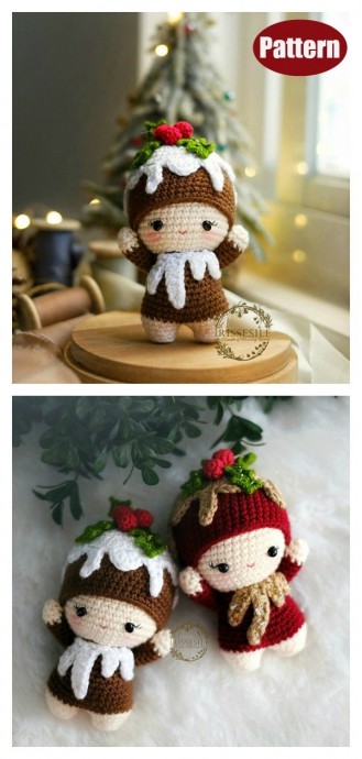 Inspiration. Christmas Amigurumi.