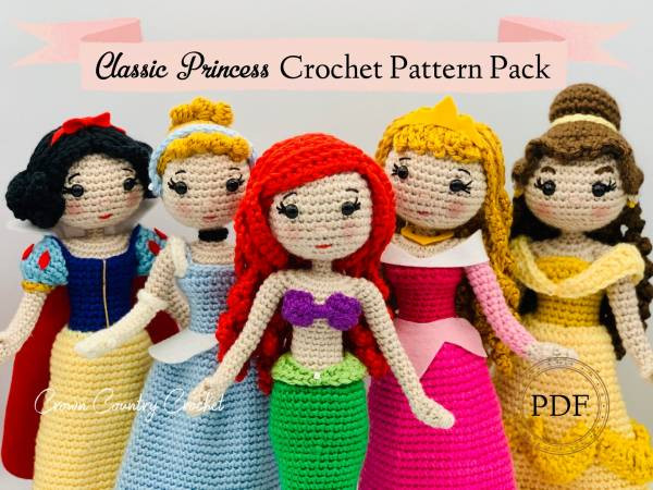 Inspiration. Crochet Disney Princesses.