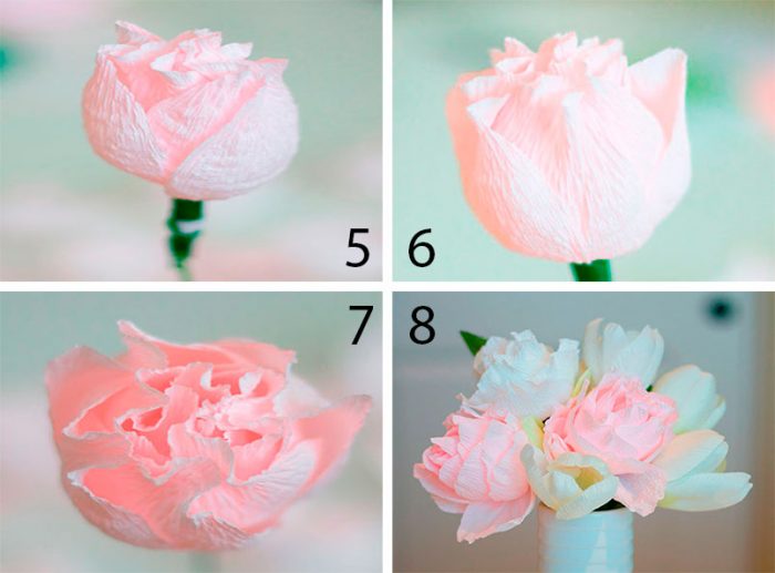 Corrugate Paper Peony Corrugate Paper Peony