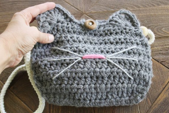 ​Crochet Kitten Bag