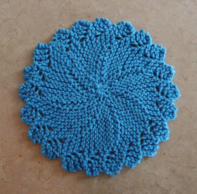 Helping our users. Round Knit Dishcloth. Helping our users. Round Knit Dishcloth.