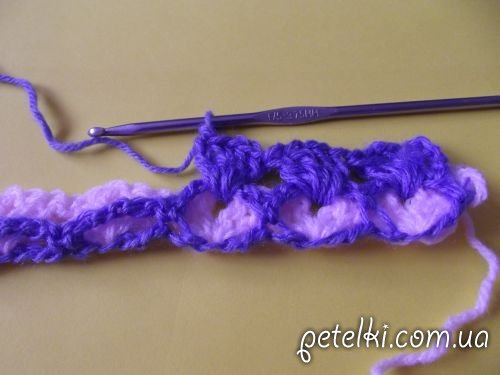 Two-Coloured Crochet Stitch