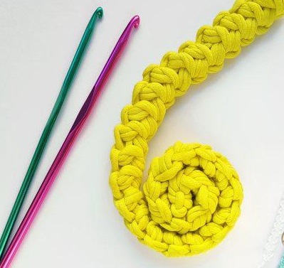 ​Caterpillar Crochet Cord