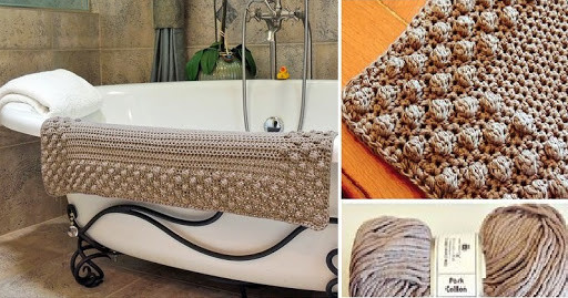 Inspiration. Crochet Bathroom Accessories.