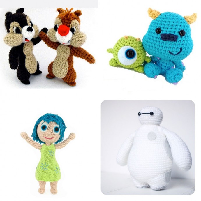 Inspiration. Crochet Disney Characters.