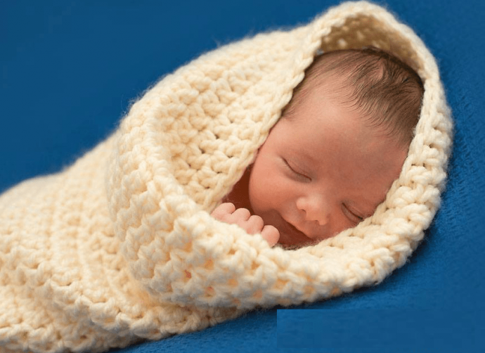 Helping our users. ​Crochet Baby Swaddle.