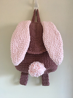 Helping our users. Crochet Bunny Backpack.