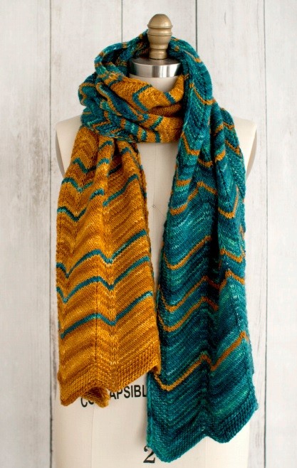 Helping ur users. ​Knit Chevron Scarf.