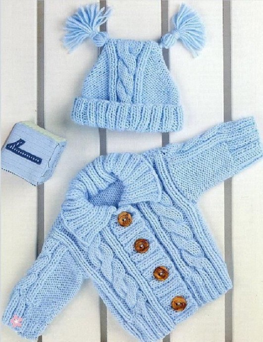 Inspiration. Knit Baby Boy Jackets.