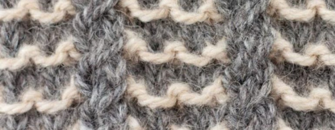 ​Knot Ridges Knit Pattern