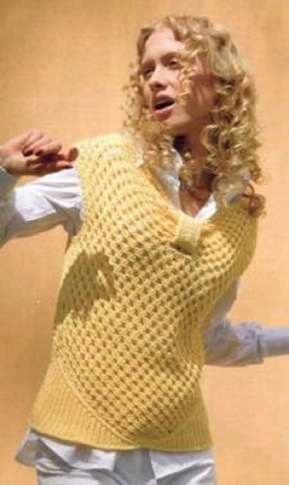 ​Yellow Knit Top