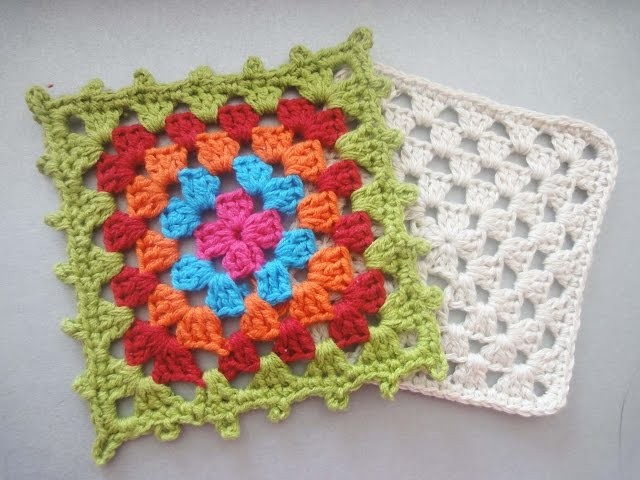 Helping our users. ​Classic Granny Square Pattern.