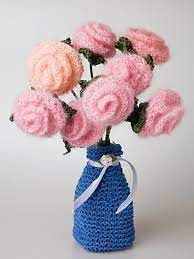 Inspiration. Crochet Bouquets.