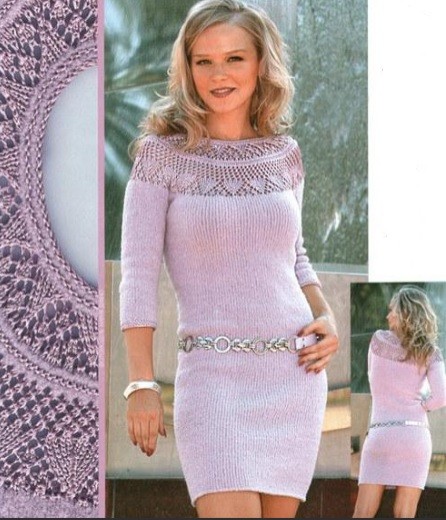 ​Lilac Knit Dress