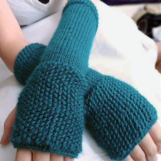 Seeded Knit Fingerless Gloves Seeded Knit Fingerless Gloves