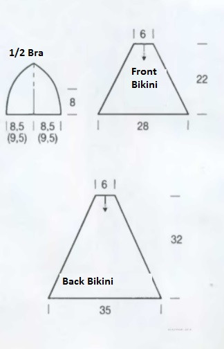 Detailed Crochet Instructions for a Stylish Bikini Design Detailed Crochet Instructions for a Stylish Bikini Design