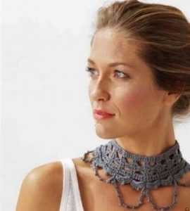 Wide Crochet Choker