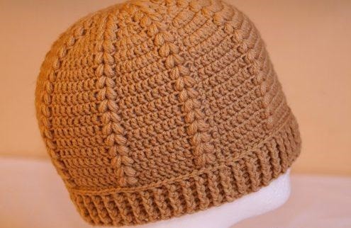 Beige Crochet Hat