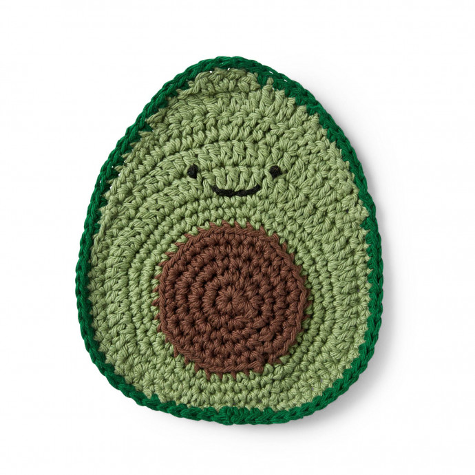 ​Crochet Avocado Dishcloth