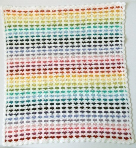 Crochet Hearts Stitch for Blankets Crochet Hearts Stitch for Blankets