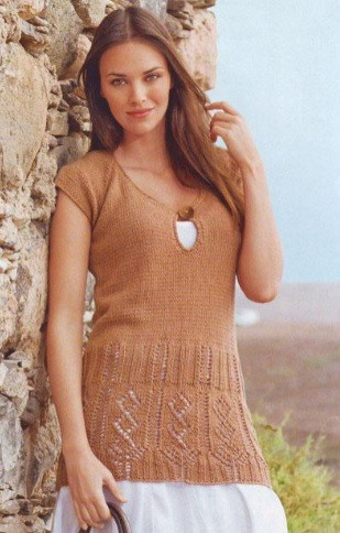 Complete Guide to Knitting a Stylish Ginger Color Sweater with Detailed Instructions and Patterns