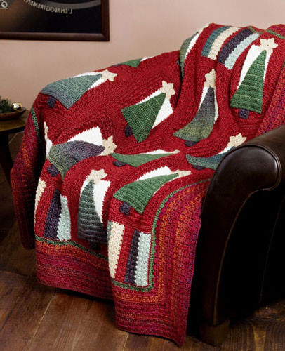 Helping our users. ​Crochet Christmas Blanket.