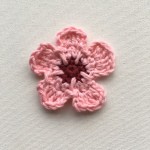 Helping ourusers. Cherry Blossom Crochet Applique. Helping ourusers. Cherry Blossom Crochet Applique.