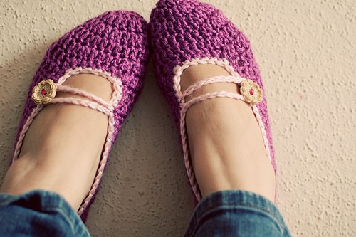 Inspiration. Crochet Slippers.