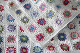 Inspiration. Granny Squares Blankets.