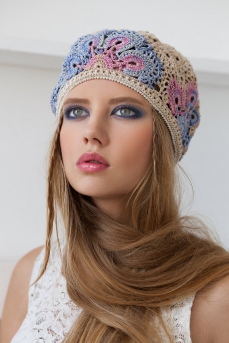 Inspiration. Summer Crochet Berets.