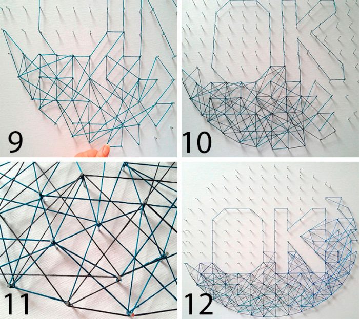 String Art Creative Sign String Art Creative Sign