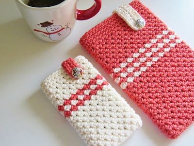 Inspiration. Crochet Phone Cases.