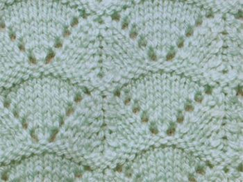 ​Knit Relief Arches Pattern